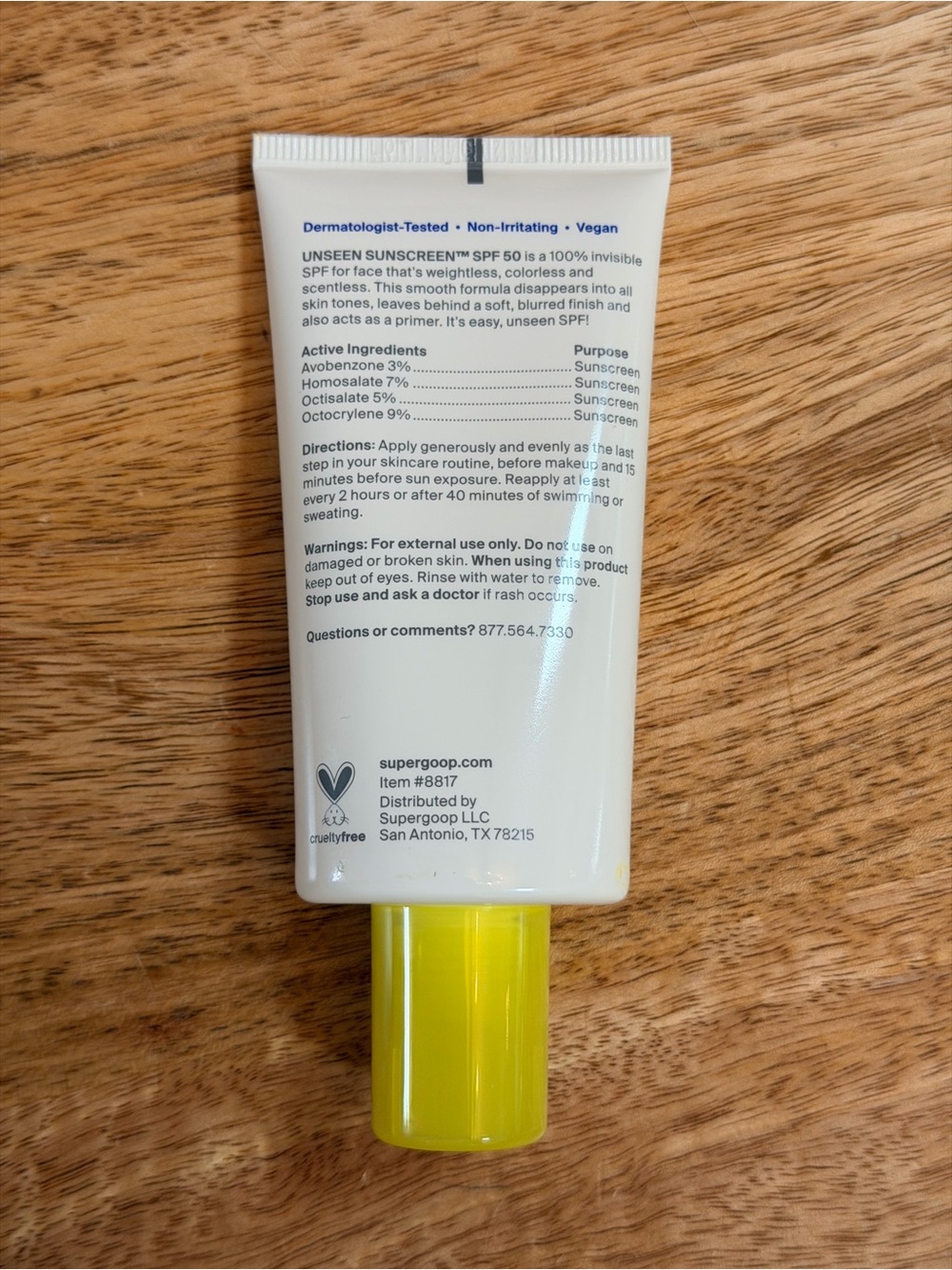 NWT Supergoop! Unseen Sunscreen SPF 50 – 1.7 oz / 50 mL - Picture 2 of 4